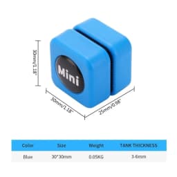 Aquarium Glass Cleaner Strong Magnetic Algaes Magnet Cleaning Tool Scraper Mini Floating Brush for Small Fish Tank
