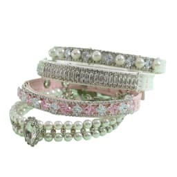 Luxury Rhinestone Puppy Collar for Small Dogs Cat Necklace Bling Crystal Jewelry Pet Accessorie Princess Diamond Wedding Collar