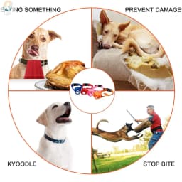 Dog Muzzle Anti Biting Barking Chewing Mesh Soft Dog Mouth Cover For Small Medium Large Dogs Adjustable Strap Breathable S-XXL