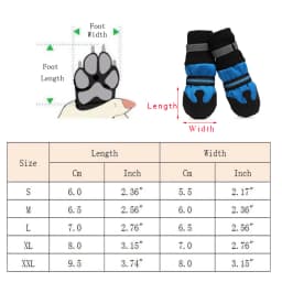 Outdoor Reflective Big Dog High Shoes for Medium Large Dogs Waterproof Non-slip Pet Boots Doberman Greyhound Mascotas Supplies