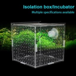 1pcs Fish Tank Transparent Aquarium Single Double Multi Grid Isolation Box Small Fry Incubator Breeding Box Aquatic Pet Supplies