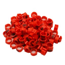 Pigeon Bird foot ring Colorful Identification Bird Ring Inner diameter 10mm NO.1-100 Digital mark ring Bird supplies 100 Pcs