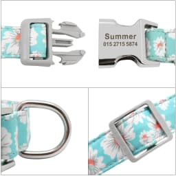 Custom Dog Collar Personalized Pet Dog ID Name Tag Accessories Collars Small Medium Large Nylon Engraved Puppy Dogs Collars S-L