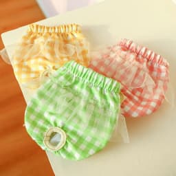 Pet Physiological Underwear Menstrual Pants Reusable Diapers for Dogs Cute Lace Floral Dog Heat Panties Female Chihuahua Shorts