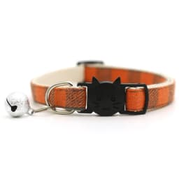 Cats Bells Collars Adjustable Nylon Buckles Fashion Reflective Pet Cat Collar  Head Pattern Supplies For Accessories