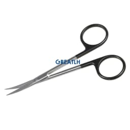 10cm Ophthalmic Scissors Curved Head Straight Head Scissors Eye Surgical Tool Autoclavable Ophthalmic Instrument
