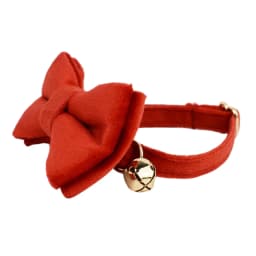 Personalized Collar for Cat Kitten Collar Velvet Puppy Small Dogs Collars Customized Engraving Name Cat Necklace with Bell Bow