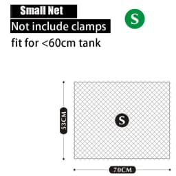 Aquarium Accessories Fish Tank Net Holder Acrylic Transparent PP Anti-Jump Net Clamp Fixed Clip Aquarium Cover Holder Clips