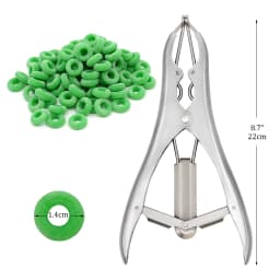 Farm Animal Tail Removal Pigs Sheep Castration Pliers Particulate Rubber Ring Castration Device Veterinary Equipment