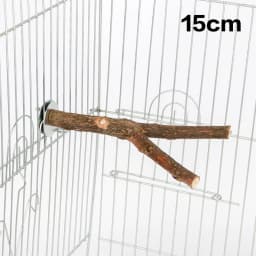 15/20/30cm Natural Wood Pet Parrot Raw Wood Fork Tree Branch Stand Rack Squirrel Bird Hamster Branch Perches Chew Toy StickD9091