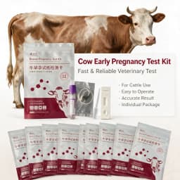 Cow Pregnancy Test Strip Cattle Early Pregnancy Test Card for Dairy Veterinary Detection Kit for Whole Blood & Serum 1PCS-25Pc