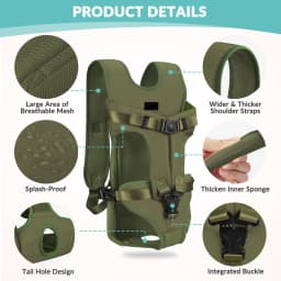 Pet Front Carrier Backpacks Ajustable Hands Free Dog Backpack For Small Mediun Dogs Breathable Cats Outdoor Travel Carrier Bags