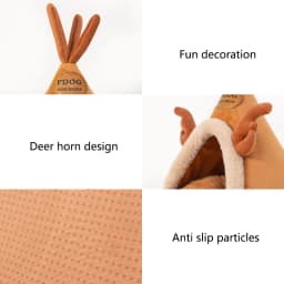 Dog Kennel Warm Winter Dog House Mat Detachable Washable Dogs Bed Nest Deep Sleep Tent for Medium Large Dogs House Supplies