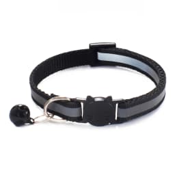 ROJECO Cat Collar with Bell Reflective Colorful Night Safety Collar For Cats Adjustable Cat Kitten Necklace Pet Leash Supplies