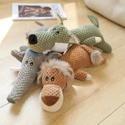 New Pet Dog Toy Plush Bite Resistant Soundy Animal Small Dog Toy Teeth Grinding Cleansing Decompression Interesting Pet Supplies