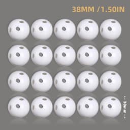 30/50/100pcs Plastic Rattle Bell Balls Squeaker Baby Toys DIY Rattle Beads Noise Maker Repair Fix Dog Plush Doll Babies Supplies