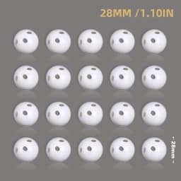 30/50/100pcs Plastic Rattle Bell Balls Squeaker Baby Toys DIY Rattle Beads Noise Maker Repair Fix Dog Plush Doll Babies Supplies