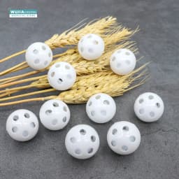 30/50/100pcs Plastic Rattle Bell Balls Squeaker Baby Toys DIY Rattle Beads Noise Maker Repair Fix Dog Plush Doll Babies Supplies