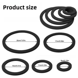5Pcs Aquarium Floating Plant Rings Fish Feeding Rings Floating Grass Blocking Rings for Fish Tank Aquarium Pond Accessories