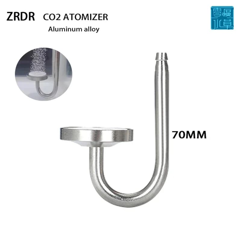 Aquarium CO2 atomizer fish tank aluminum alloy CO2 diffuser CO2 regulation generator system CO2 refiner plant CO2 atomizer