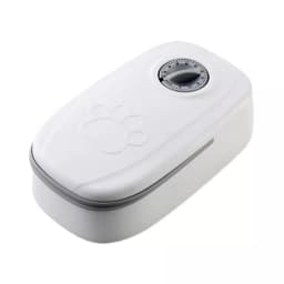 Dog Feeder Cat Automatic Feeding Water Bowl White Pet Food Storage Dispenser Container Pets Puppy Kitten Accessories