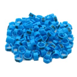 50 pcs Number (01-50) Inner Diameter 10mm Pigeon Leg Poultry Dove Bird Parrot Clip Rings Band Foot Ring Pigeon Supplies