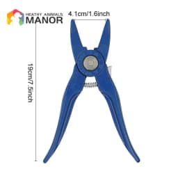 1Set Livestock Animal Goat Ear Tag Pliers Dog Rabbits Sheep Ear Tags Nylon Material Sheep Laser Ear Tag N0.001-1000