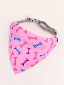 Pet Saliva Towel Adjustment Cute Cartoon Bear Weaved Dog Cat Collar Bib Grooming Arc Design Dog Scarf for Girl Small Dogs Cats