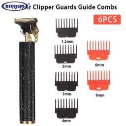 For T9 Hair Clipper Guards Guide Combs Trimmer Cutting Guides Styling Tools Attachment Compatible 1.5mm 2mm 3mm 4mm 6mm 9mm