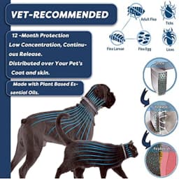 Extendable Pet Flea Collar Antiparasitic Necklace Personalized Anti Flea and Tick Big Dog Puppy Cat Anti-Flea Collar Ticks Dogs