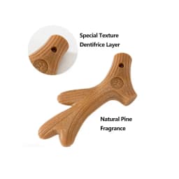 Wooden Deer Antlers Chew for Dogs Chew Toys for Aggressive Chewers Large Breed Chew Stick Indestructible Tough Durable Dog Toys