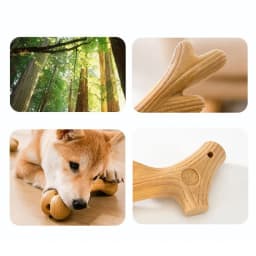 Wooden Deer Antlers Chew for Dogs Chew Toys for Aggressive Chewers Large Breed Chew Stick Indestructible Tough Durable Dog Toys