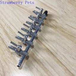 1 2 3 4 5 Way Aquarium Air Splitter Valve Fish Tank Air Pump Flow Splitter Distributor Pump Valve Tap Lever Control Switch Valve