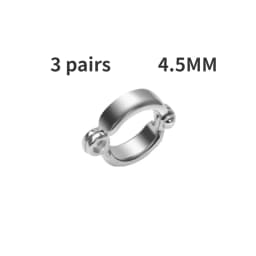 Parrot Foot Rings Metal Pet Bird Leg Rings Outdoor Fly Training Activity Anti-Lost Opening Clip Leash Accessories 0.45 To 1.15CM