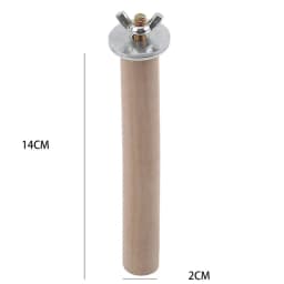 1/2ps Parrot Pet Raw Standing Stick Wood Hanging Stand RackToy Sticksstand Parakeet Branch Perches ForBird Cage Bar Pet Supplies