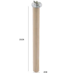 1/2ps Parrot Pet Raw Standing Stick Wood Hanging Stand RackToy Sticksstand Parakeet Branch Perches ForBird Cage Bar Pet Supplies