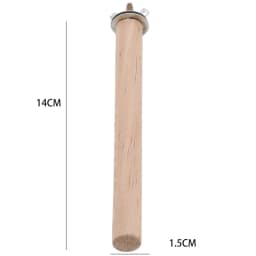 1/2ps Parrot Pet Raw Standing Stick Wood Hanging Stand RackToy Sticksstand Parakeet Branch Perches ForBird Cage Bar Pet Supplies