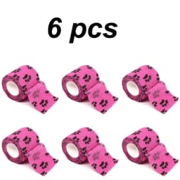 6 pcs Pet Puppys Anti Dirt Tool for Going Out Leggings Self Adhesive Bandages for Walking Dogs Feet Wrapping Protective Bandages