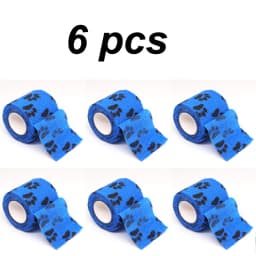 6 pcs Pet Puppys Anti Dirt Tool for Going Out Leggings Self Adhesive Bandages for Walking Dogs Feet Wrapping Protective Bandages