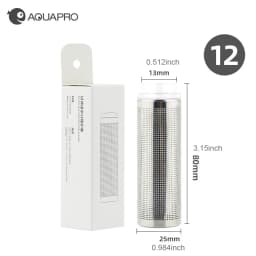2pcs Inflow Inlet Filter Stainless Steel Mesh Net Guard Fish Tank Aquariums Accessories Intake Prefilter Cover Brine Shrimp