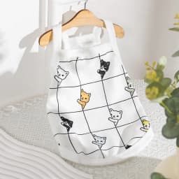 Dog Clothes Sling Slim Spring/Summer Japanese and Korean Pet Cats Breathable and Comfortable Tank Top Clothing Supplies