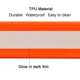 High Quality Pet Dog Collar TPU+Nylon Night Glowing Reflective Safety Collars Deodorant Waterproof Collar Pet Supplies