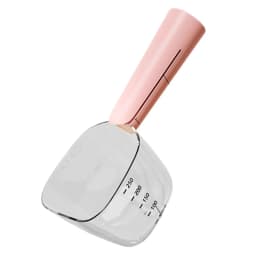 Pet Treat Scoop Tools Accessories Multi Use Cat Measuring Cup Dog Spoon with Bag Clip for Indoor Camping Outdoor Shop Travel