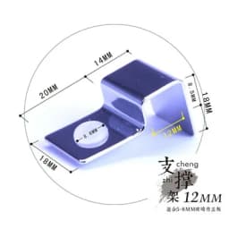 4Pcs/lot Aquarium Accessories Stainless Steel Fish Tank Glass Cover Support Non-Slip Holders Universal Lid Clips 5-19mm