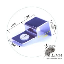 4Pcs/lot Aquarium Accessories Stainless Steel Fish Tank Glass Cover Support Non-Slip Holders Universal Lid Clips 5-19mm