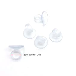 5Pcs Aquarium Suction Cups Air Tube Holder Sucker for Fish Tank Air Line Oxygen Tube Hose Pump Suction Cups Aquatic Pet Supplies