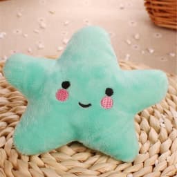 6PCS/pack Puppy Dog Plush Pentagram Squeaky Toys for Small Medium Dogs Bone Aggressive Chewers for Puppy Accessories