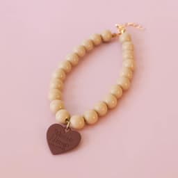 Pet Colorful Love Collar Dog Pearl Necklace Rainbow Multi Color Dog Necklace Puppy Accessories Dog Accessories for Small Dogs