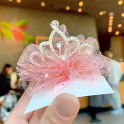 Dog Cat Pet Hair Clip Cute Lace Princess Crown Wedding Birthday Party Photography Decoration Pet Supplies New Year Gift