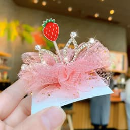 Dog Cat Pet Hair Clip Cute Lace Princess Crown Wedding Birthday Party Photography Decoration Pet Supplies New Year Gift